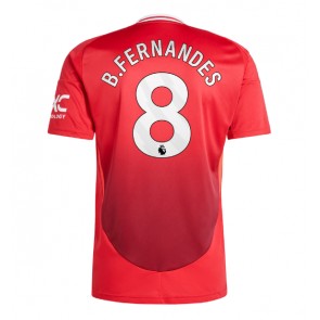 Manchester United Bruno Fernandes #8 Domaci Dres 2024-25 Kratak Rukavima